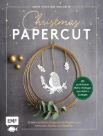 Christmas Papercut – Weihnachtliche Papierschnitt-Projekte zum Schneiden, Basteln und Gestalten: Mit 24 praktischen Motiv-Vorlagen zum Sofort-Loslegen