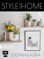 Style your Home mit sophiagaleria: Deko und DIYs für ein schönes Zuhause: Saisonale Projekte mit Twisted Candles, Trockenblumen, Wandgestaltung und mehr