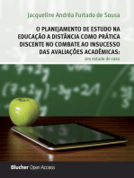 O Planejamento de Estudos na Educação a Distância como Prática Discente no Combate ao Insucesso das Avaliações Acadêmicas: Estudo de Caso