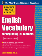 Practice Makes Perfect English Vocabulary for Beginning ESL Learners