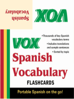 VOX Spanish Vocabulary Flashcards