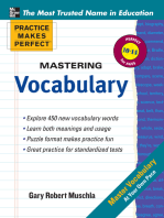 Practice Makes Perfect Mastering Vocabulary