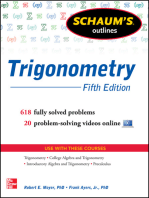 Schaum's Outline of Trigonometry, 5th Edition: 618 Solved Problems + 20 Videos