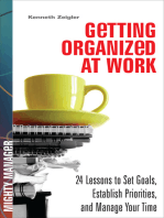 Getting Organized at Work: 24 Lessons for Setting Goals, Establishing Priorities, and Managing Your Time