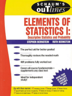 Schaum's Outline of Elements of Statistics I