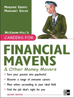 Careers for Financial Mavens & Other Money Movers