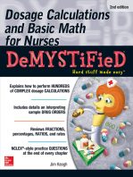 Dosage Calculations and Basic Math for Nurses Demystified, Second Edition
