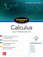 Schaum's Outline of Calculus, Seventh Edition