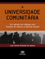 A universidade comunitária: um estudo em diálogo com Theodor W. Adorno e Hannah Arendt
