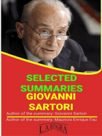 Giovanni Sartori: Selected Summaries: SELECTED SUMMARIES
