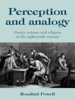 Perception and analogy: Poetry, science, and religion in the eighteenth century