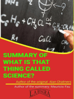 Summary Of "What Is That Thing Called Science?" By Alan Chalmers