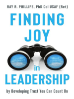 Finding Joy in Leadership: By Developing Trust You Can Count On