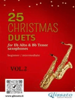 25 Christmas Duets for Eb Alto & Bb Tenor Saxes - VOL.2