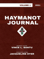 Haymanot Journal Volume 1 2021