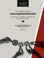 La collaboration interorganisationnelle: Conditions, retombées et perspectives en contexte public