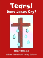 Tears! Does Jesus Cry?