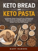 Keto bread and keto pasta