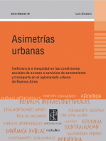 Asimetrías urbanas: Ineficiencia e inequidad en las condiciones sociales de accesos a servicios de saneamiento y transporte en el aglomerado urbano de Buenos Aires