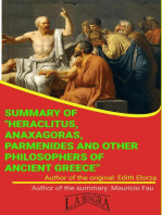 Summary Of "Heraclitus, Anaxagoras, Parmenides And Other Philosophers Of Ancient Greece" By Edith Elorza: UNIVERSITY SUMMARIES