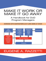 Make It Work or Make It Go Away: A Handbook for Dod Program Managers