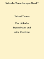Der biblische Stammbaum und seine Probleme