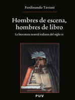 Hombres de escena, hombres de libro: La literatura teatral italiana del siglo XX