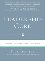 Leadership Core: Character, Competence, Capacity