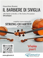 Viola part of "Il Barbiere di Siviglia" for String Quartet