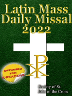 The Latin Mass Daily Missal 2022