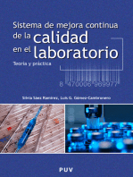 Sistema de mejora continua de la calidad en el laboratorio: Teoría y práctica