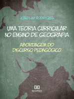 Uma teoria curricular no ensino de geografia: abordagem do discurso pedagógico