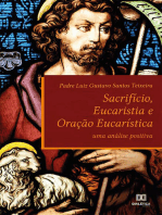 Sacrifício, Eucaristia e Oração Eucarística: uma análise positiva