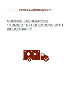 NURSING EMERGENCIES. 10 BASED TEST QUESTIONS WITH BIBLIOGRAPHY