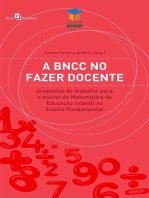 A BNCC no fazer docente: Propostas de trabalho para o ensino de matemática da Educação Infantil ao Ensino Fundamental