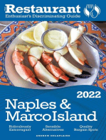 2022 Naples & Marco Island - The Restaurant Enthusiast’s Discriminating Guide