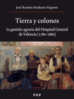 Tierra y colonos: La gestión agraria del Hospital General de Valencia (1780-1860)