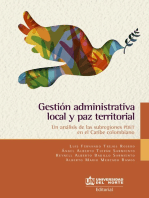 Gestión administrativa local y paz territorial