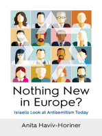 Nothing New in Europe?: Israelis Look at Antisemitism Today