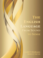 English Language, The: From Sound to Sense