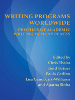 Writing Programs Worldwide: Profiles of Academic Writing in Many Places