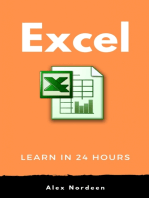 Learn Excel in 24 Hours