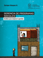 Gerencia de programas sociales: Análisis para mejorar la gestión