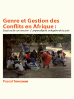 Genre et Gestion des Conflits en Afrique: Esquisse de construction d'un paradigme endog�ne de la paix