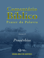 Comentário Bíblico Prazer da Palavra, fascículo 20 — Provérbios: Provérbios