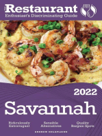 2022 Savannah: The Restaurant Enthusiast’s Discriminating Guide