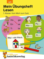 Mein Übungsheft Lesen - 1. Klasse