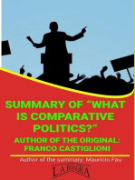 Summary Of "What Is Comparative Politics?" By Franco Castiglioni: UNIVERSITY SUMMARIES