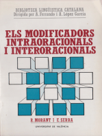 Els modificadors intraoracionals i interoracionals