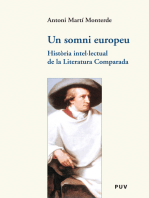 Un somni europeu: Història intel·lectual de la Literatura Comparada